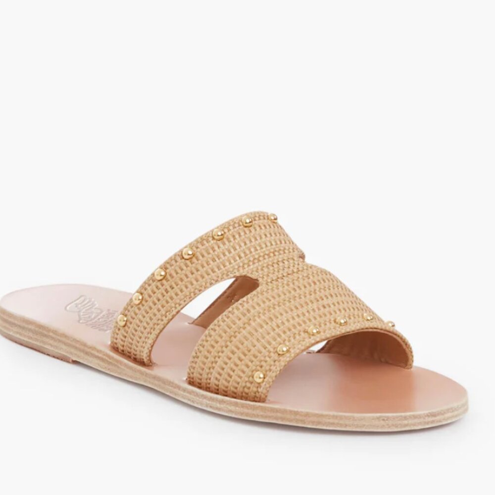 Woven Raffia Sandals - Picture 4 of 6